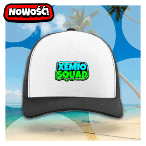Letnia czapka XEMIO z daszkiem i napisem XEMIO SQUAD