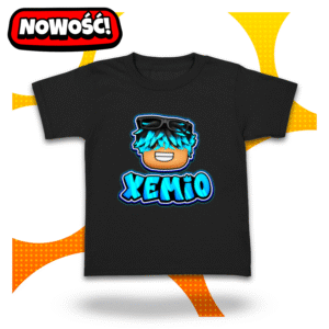 Czarna Koszulka Dziecięca · Xemio